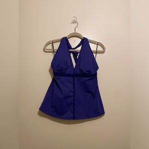 SPANX Bathing Suit Top / Swim Suit Top / Tankini Top, Purple, Size 12